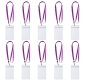Preview: 10 x Lanyard Umhängeband mit 10x Ausweishülle ZIP Kartenhalter horizontal & vertikal wasserdicht Ausweise Karten Schutzhülle 0,80mm flexibel